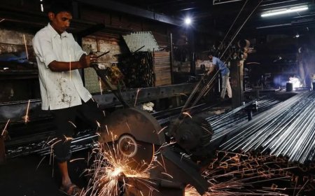 India Industrial Production Hits Two-Year High in November; JSW Steel Output Rises