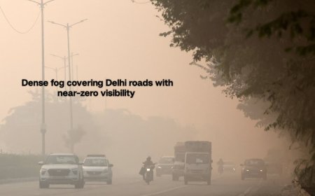 Dense Fog Disrupts Delhi-NCR as IMD Issues Orange Alert, AQI Hits Severe