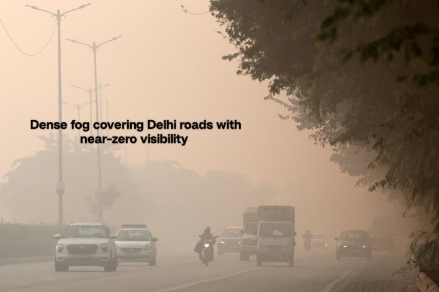 Dense Fog Disrupts Delhi-NCR as IMD Issues Orange Alert, AQI Hits Severe