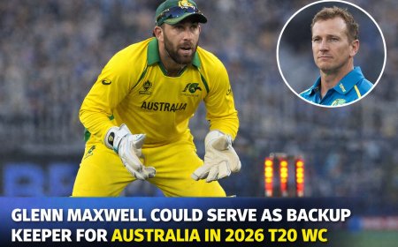 Glenn Maxwell Could Serve as Backup Wicketkeeper for Australia in T20 World Cup 2026