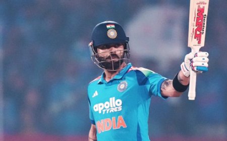 Virat Kohli’s 93 Holds Firm as India Survive Late Scare to Beat New Zealand in Baroda ODI