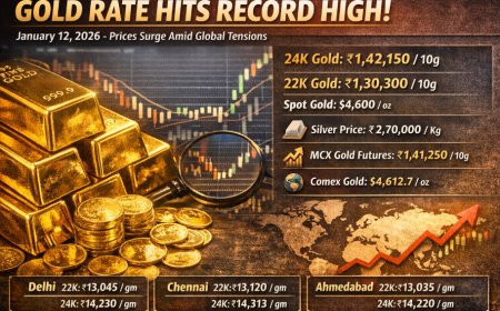 Gold Rate Today Hits All-Time High in India as Global Tensions Push Prices Up