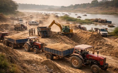 अवैध रेत खनन का आतंक: राजस्थान और मध्य प्रदेश में माफिया के आगे कानून बेबस