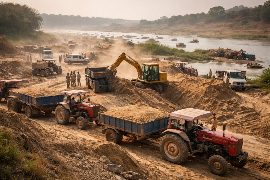 अवैध रेत खनन का आतंक: राजस्थान और मध्य प्रदेश में माफिया के आगे कानून बेबस