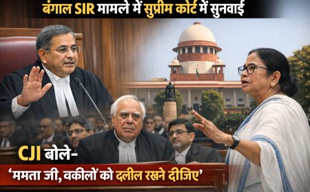 CJI ने ममता बनर्जी से कहा: वकीलों को दलील रखने दें | बंगाल SIR मामले में सुप्रीम कोर्ट की सुनवाई